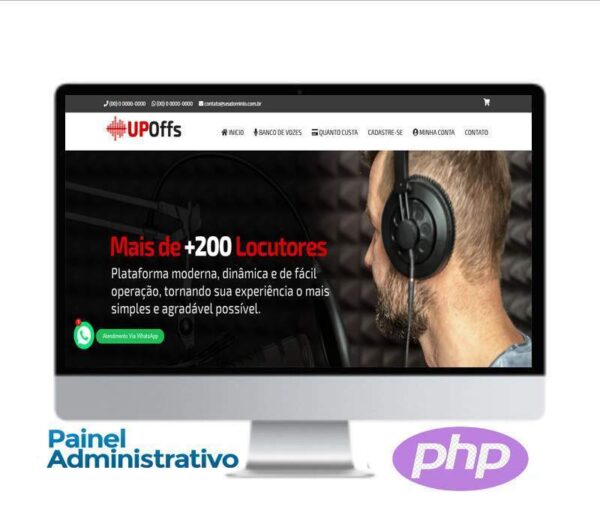 Site para Locutores em PHP Puro - COD-8881