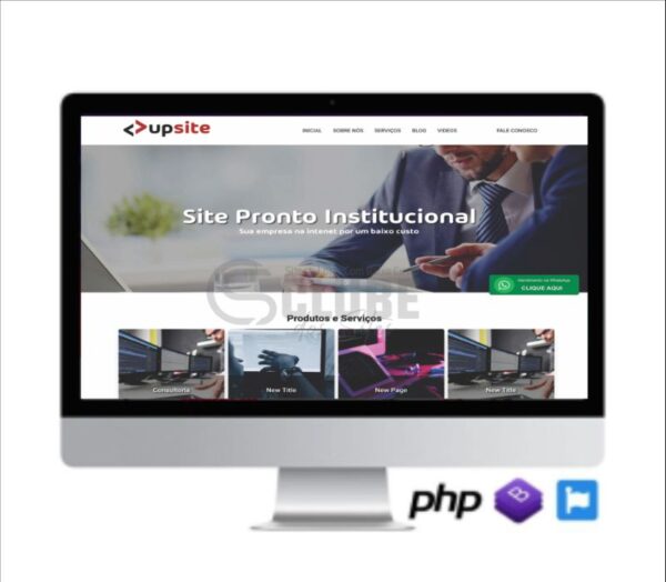 SCRIPT SITE INSTITUCIONAL ZOOM EM PHP RESPONSIVO COM PAINEL ADMIN COD-8007
